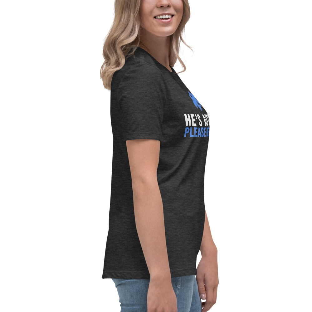 Autism Awareness Women's Relaxed T-Shirt Please Be Patient - Image 14