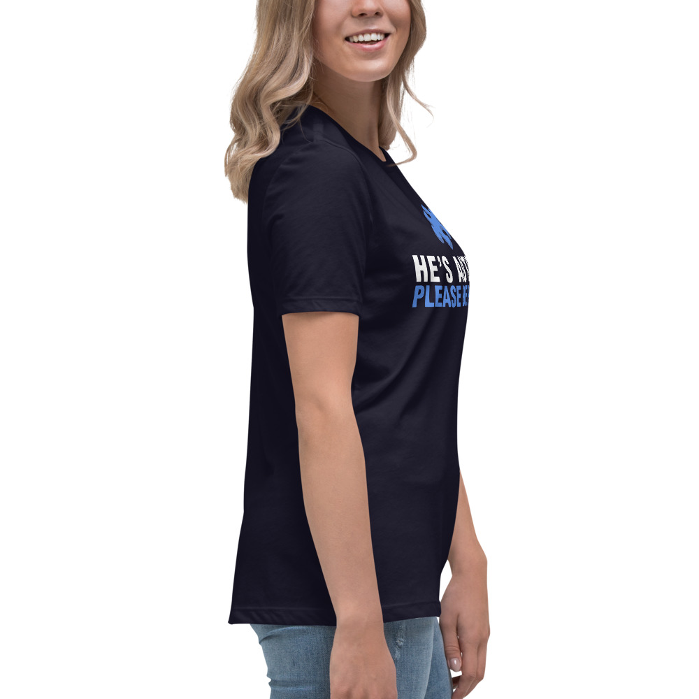Autism Awareness Women's Relaxed T-Shirt Please Be Patient - Image 4