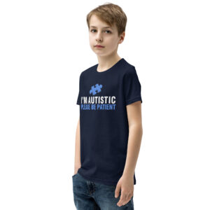 Autism Awareness Kids’ Premium T-Shirt – Please Be Patient