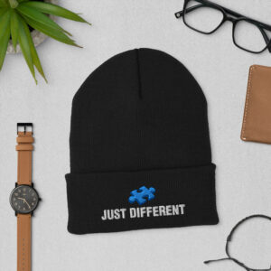 Autism Awareness Cuffed Beanie - Just Different